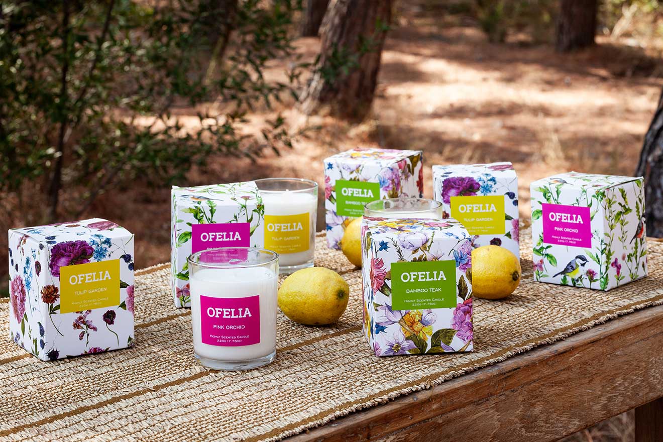 Velas Aromáticas para el Hogar / OFELIA Home & Decor. 